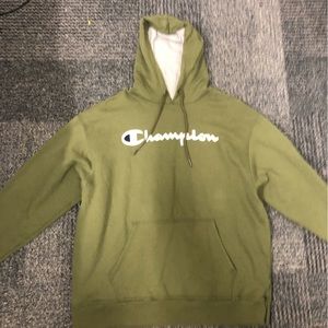 Champion XL men’s green hoodie